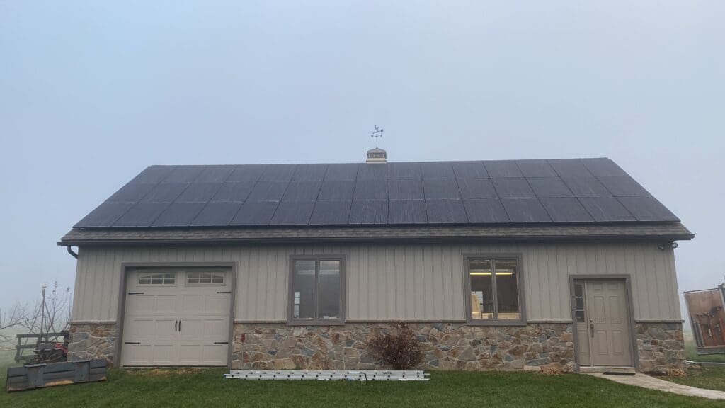 House and Solar Panel